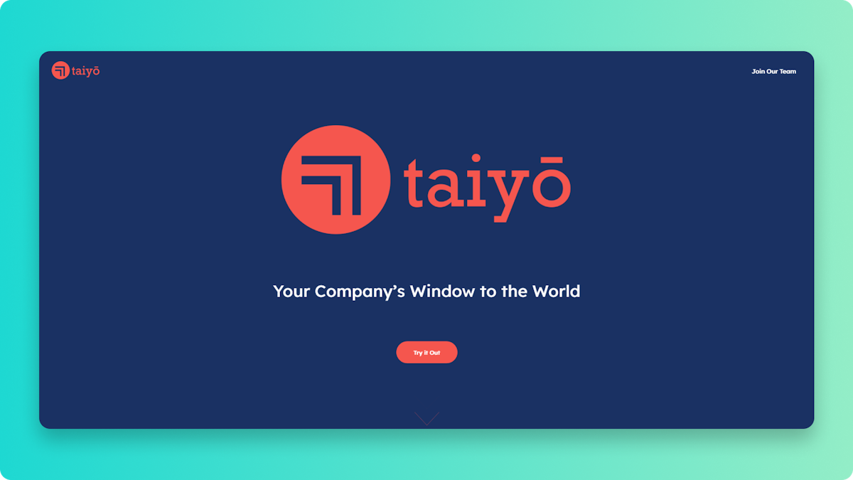 TaiyoAI Inc. Landing Page